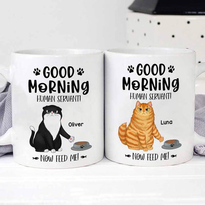 Good Morning Sassy Cats Personalized Mug
