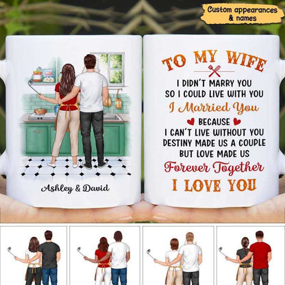 Can't Live Without You Couple Gift For Her Personalized Mug