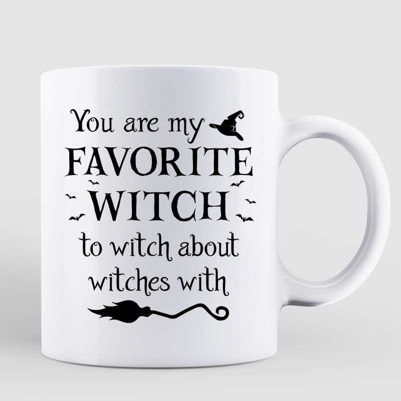Pretty Witches Best Friends Personalized Mug