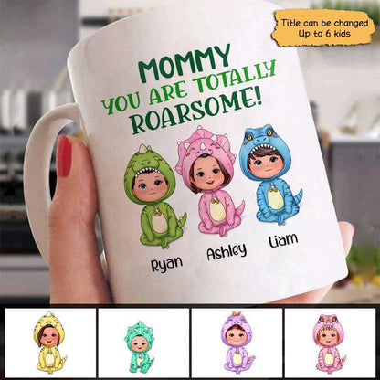 You Are Roarsome Cute Dinosaur Doll Personalized Mug