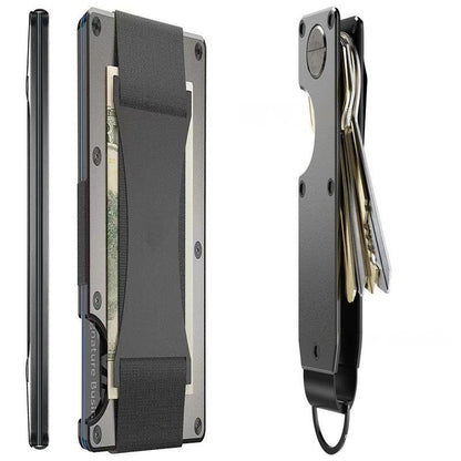 Carbon Fiber Wallet - Rfid Blocking Metal Card Holder