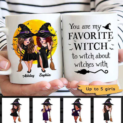 Pretty Witches Best Friends Personalized Mug