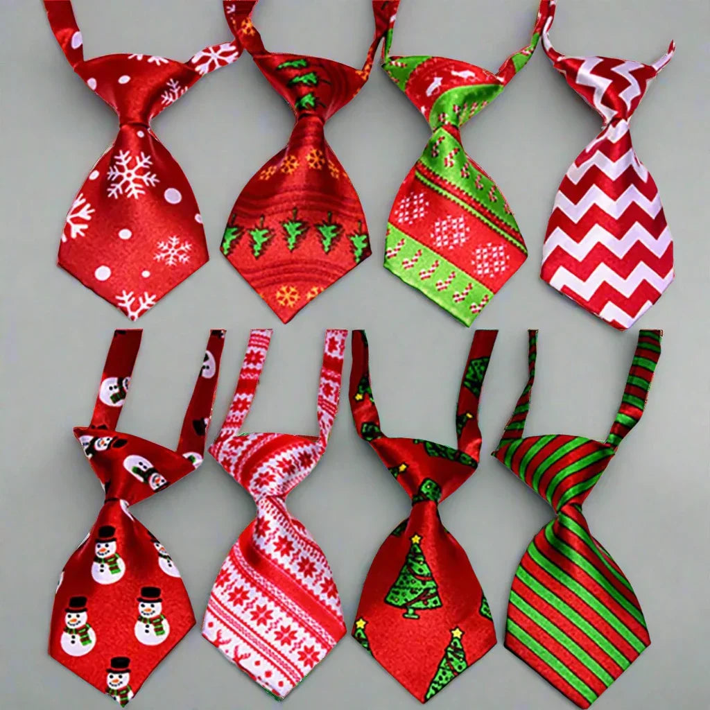 Dog Holiday Neckties