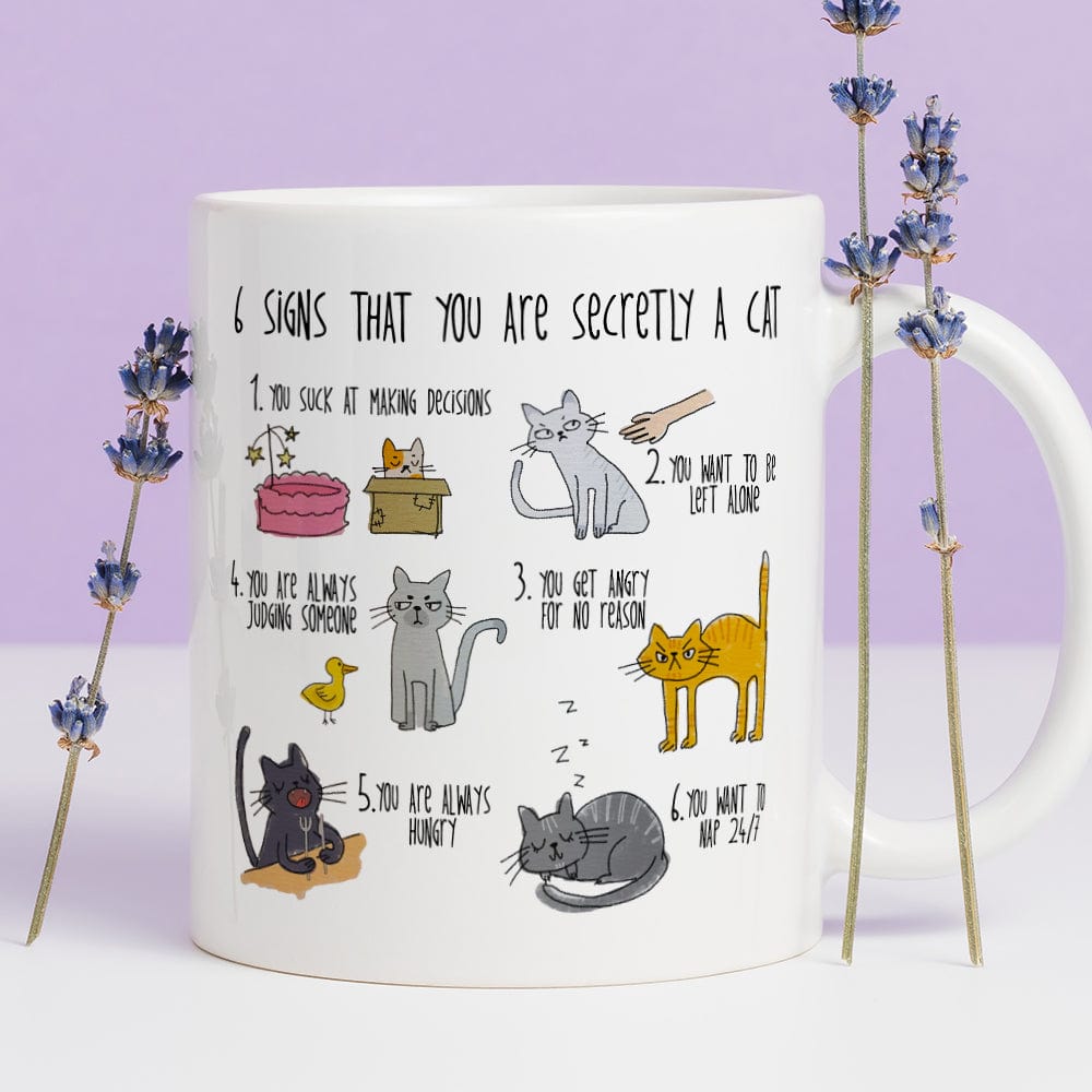 6 Signs That You Are A Cat Cat Mug, N304 HN590