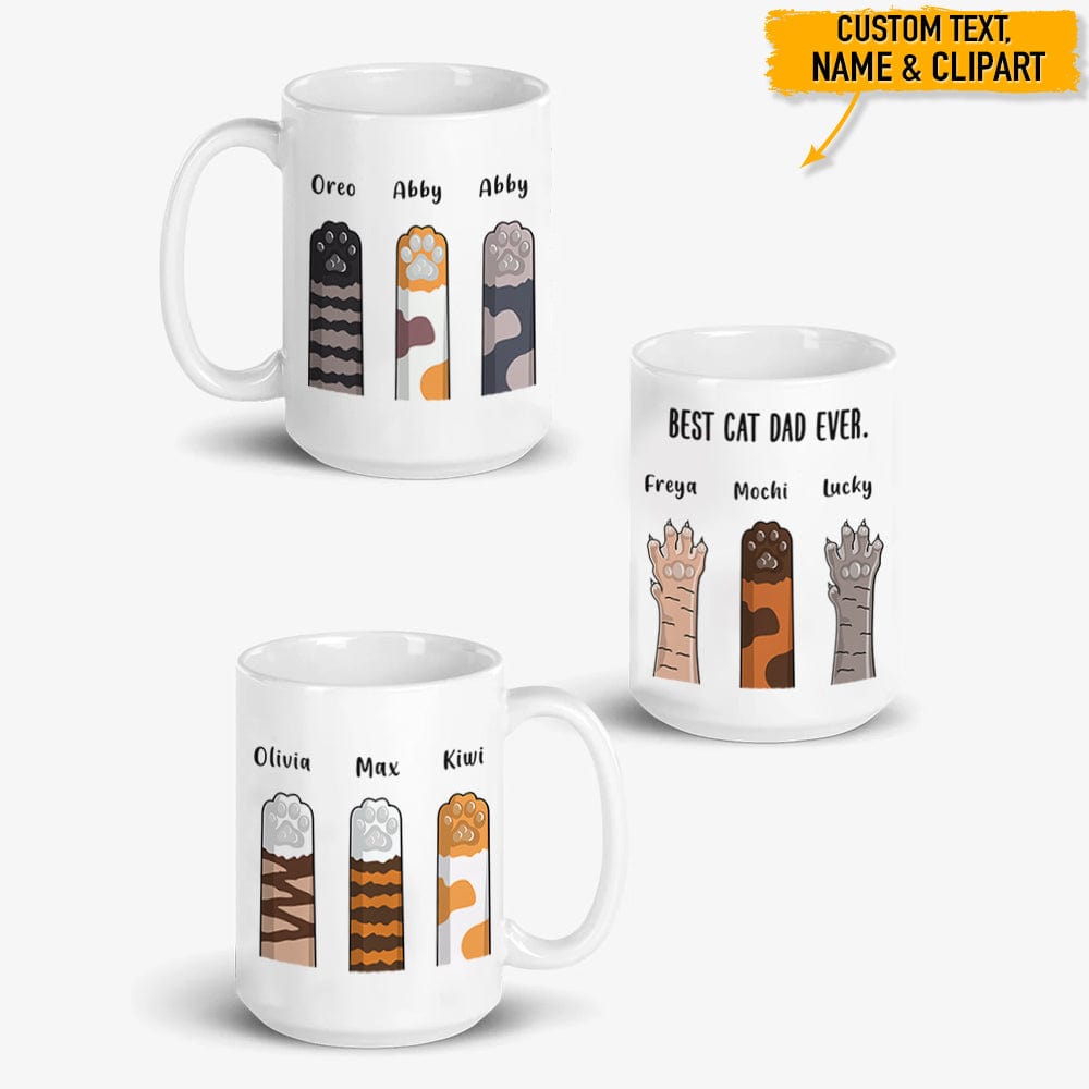 Best Cat Dad Ever Cat Mug, N304 HN590