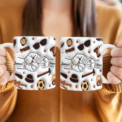 Best Dad Ever With 3D Inflated Mug 2 Personalized Gift DM01 890889