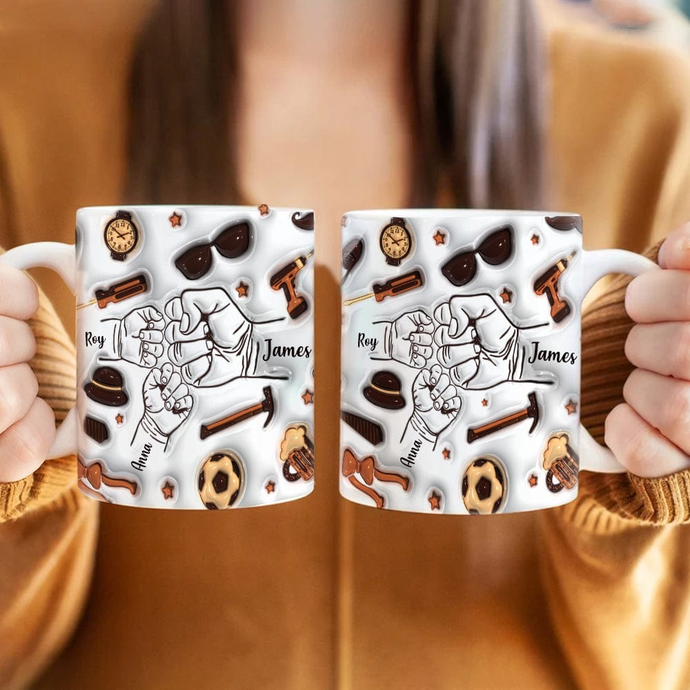 Best Dad Ever With 3D Inflated Mug 2 Personalized Gift DM01 890889