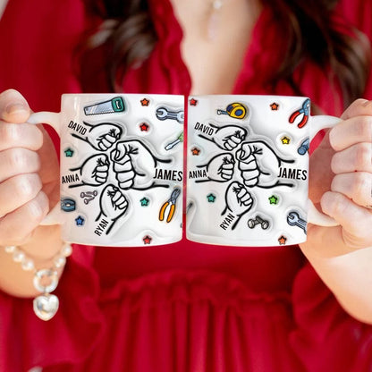 Best Dad Ever With 3D Inflated Mug Personalized Gift DM01 890885