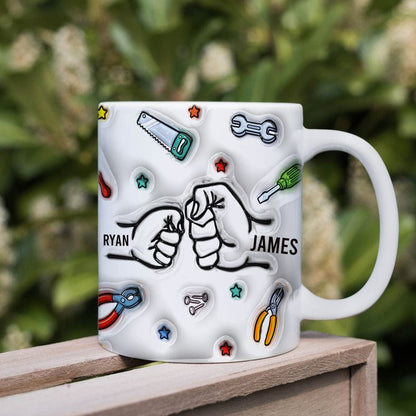 Best Dad Ever With 3D Inflated Mug Personalized Gift DM01 890885