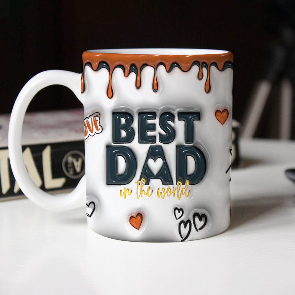 Best Dad In The World Father's Day 3D Mug Personalized Gift TH10 890939