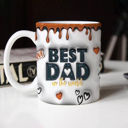 Best Dad In The World Father's Day 3D Mug Personalized Gift TH10 890939