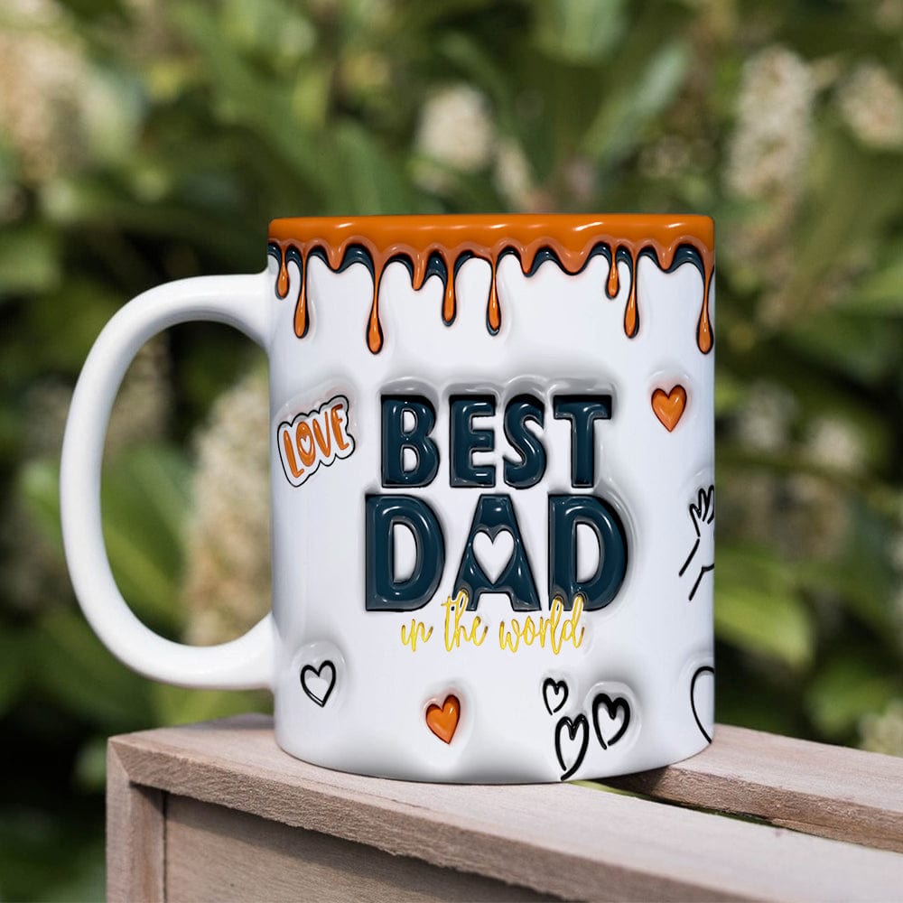 Best Dad In The World Father's Day 3D Mug Personalized Gift TH10 890939