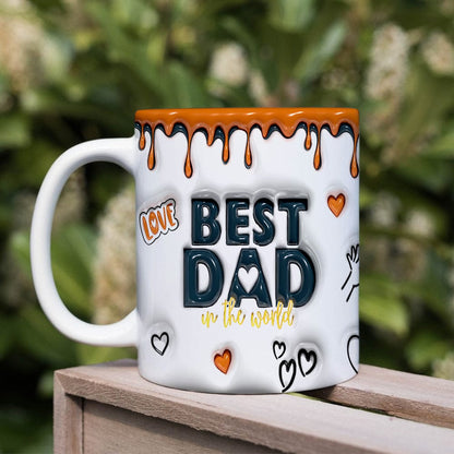 Best Dad In The World Father's Day 3D Mug Personalized Gift TH10 890939