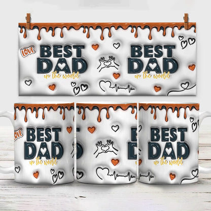 Best Dad In The World Father's Day 3D Mug Personalized Gift TH10 890939