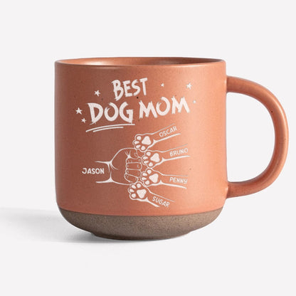 Best Dog Dad, Cat Dad, Dog Mom, Cat Mom Ever Personalized Engraved Pottery Mug HA75 891584