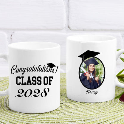 Congratulations Class Of 2024 Gift Personalized Photo Mug 890825