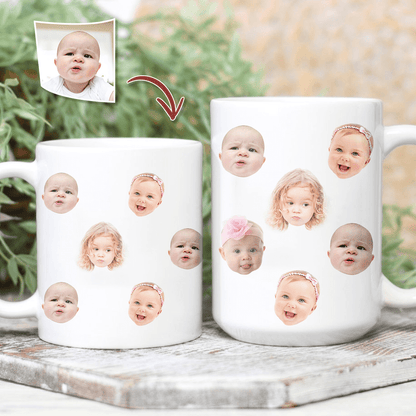 Custom Baby Face Photo Family Mug TA29 890579