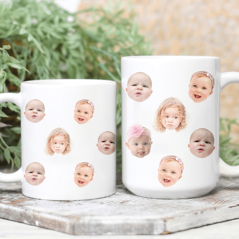 Custom Baby Face Photo Family Mug TA29 890579