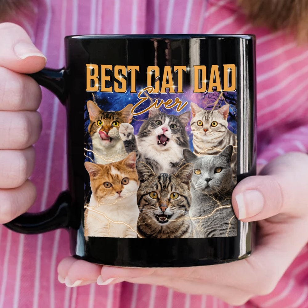 Custom Cat Photo Retro Style Mug TA29 889721