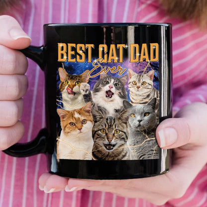 Custom Cat Photo Retro Style Mug TA29 889721