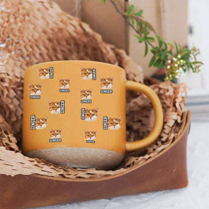 Custom Dog Cat Photo And Name Pottery Mug TH10 892159