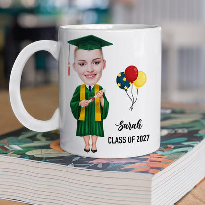 Custom Face Photo Graduation Gift Personalized Graduation Senior Coffee Mug LM32 890327