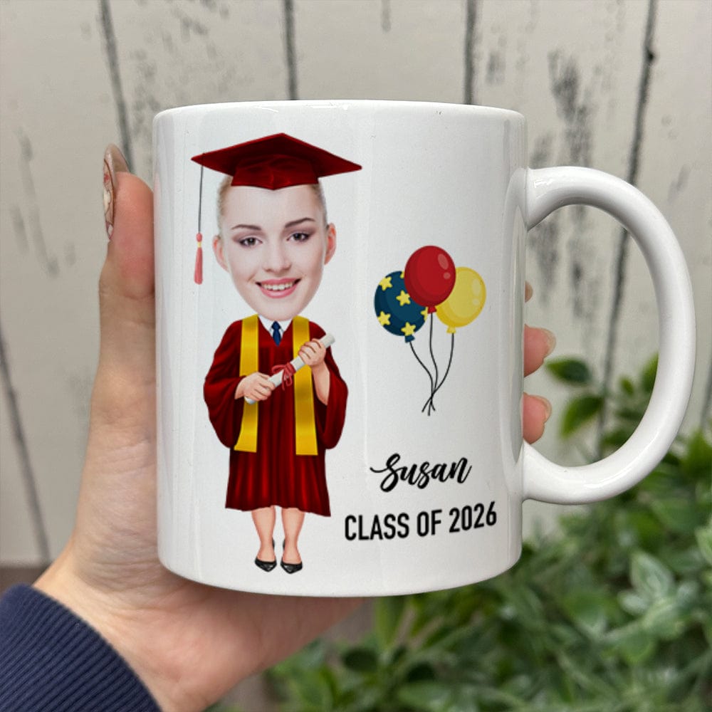 Custom Face Photo Graduation Gift Personalized Graduation Senior Coffee Mug LM32 890327