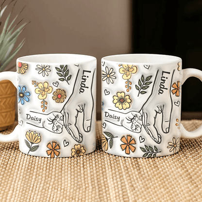 Custom Name Holding Hand Family 3D Mug Personalized Gift TH10 890887