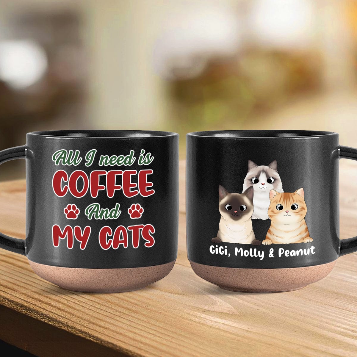 Custom Photo All I Need Is My Cat Pottery Mug TH10 891871