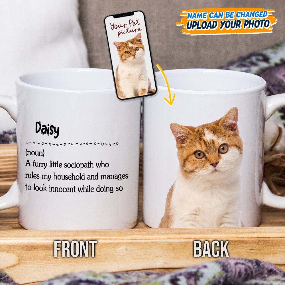 Custom Photo Cat Definition Coffee Mug N304 889142