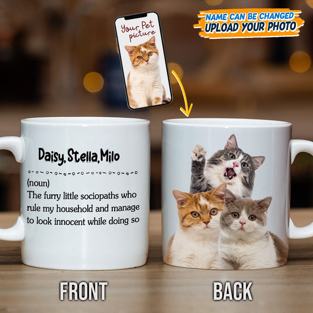 Custom Photo Cat Definition Coffee Mug N304 889142
