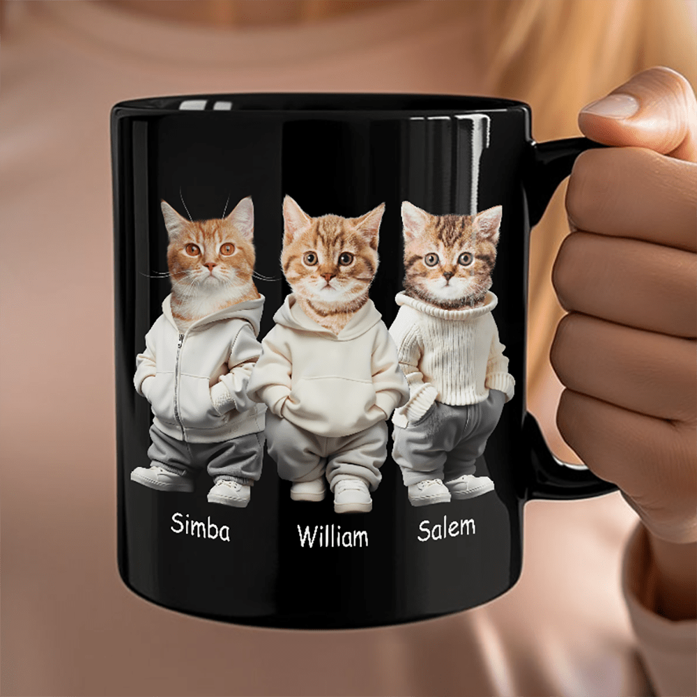 Custom Photo Cool Dog, Cat Mug Gift For Dog Cat Pet Lover HA75 891846