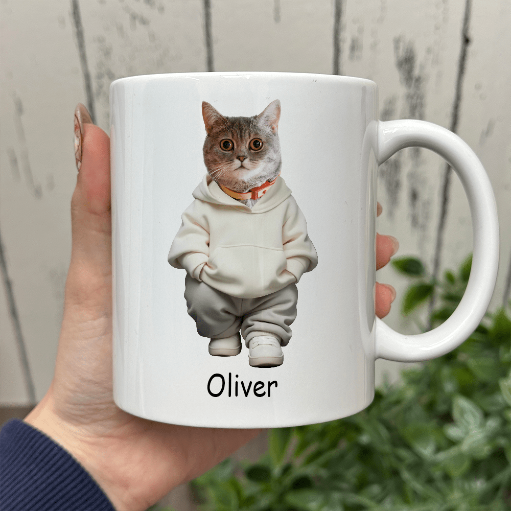 Custom Photo Cool Dog, Cat Mug Gift For Dog Cat Pet Lover HA75 891846