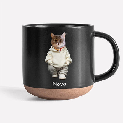Custom Photo Cool Dog, Cat Pottery Mug Gift For Dog Cat Pet Lover HA75 891862