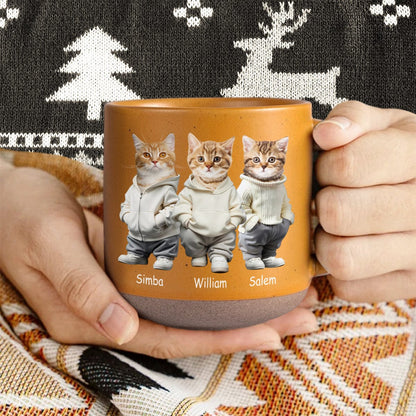 Custom Photo Cool Dog, Cat Pottery Mug Gift For Dog Cat Pet Lover HA75 891862