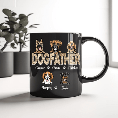 Custom Photo Dog Dad Vintage Map Mug N304 889395
