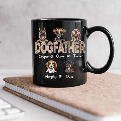 Custom Photo Dog Dad Vintage Map Mug N304 889395