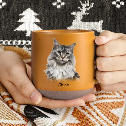Custom Photo For Cat Lover Pottery Mug TH10 892083