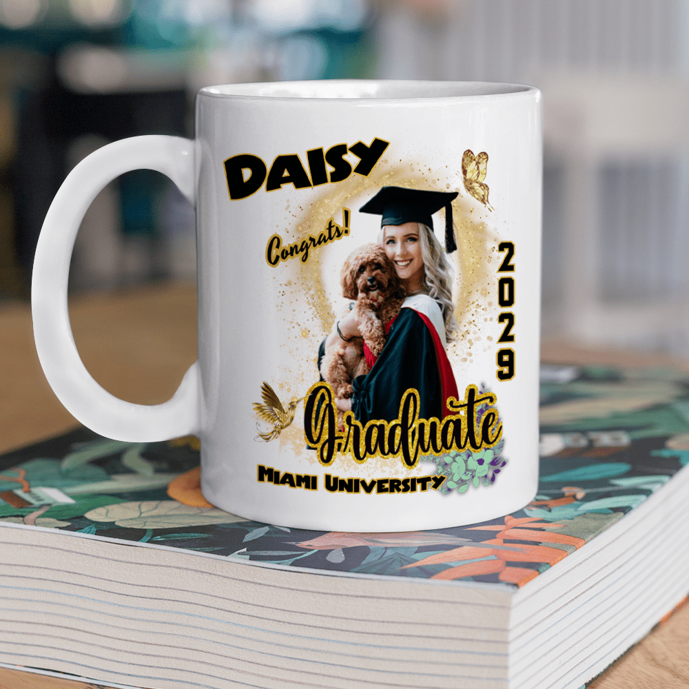 Custom Photo Graduation 2026 White Mug - Unique Keepsake Gift for Proud Grads LM32 893047