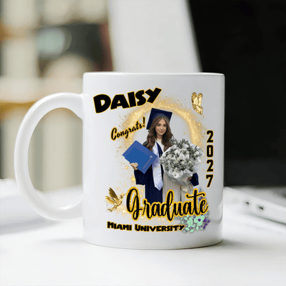 Custom Photo Graduation 2026 White Mug - Unique Keepsake Gift for Proud Grads LM32 893047
