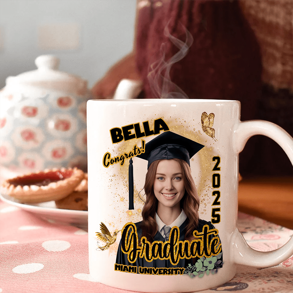 Custom Photo Graduation 2026 White Mug - Unique Keepsake Gift for Proud Grads LM32 893047