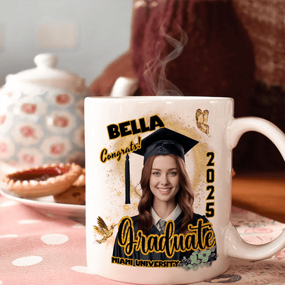 Custom Photo Graduation 2026 White Mug - Unique Keepsake Gift for Proud Grads LM32 893047