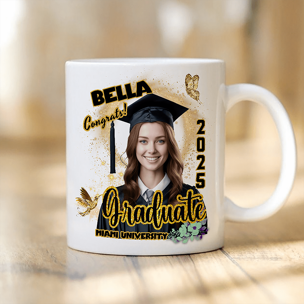 Custom Photo Graduation 2026 White Mug - Unique Keepsake Gift for Proud Grads LM32 893047