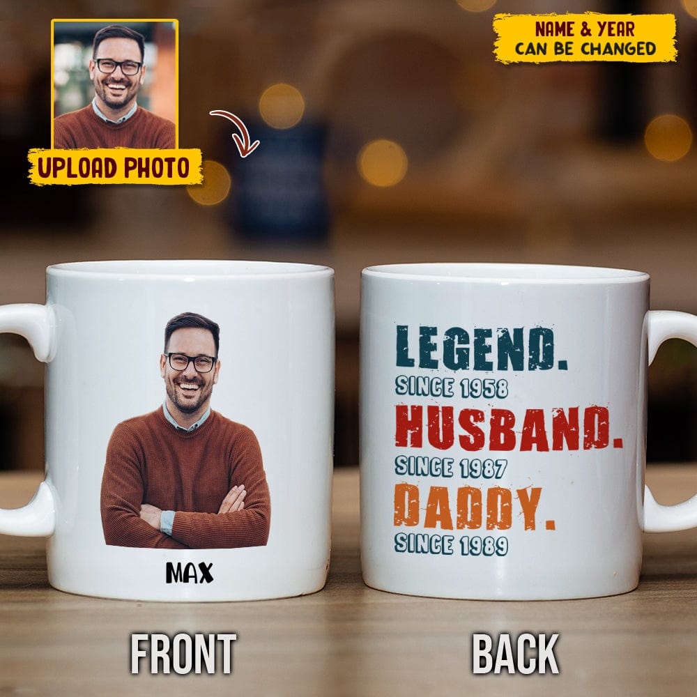Custom Photo Grandma Legend Family Mug N304 HN590