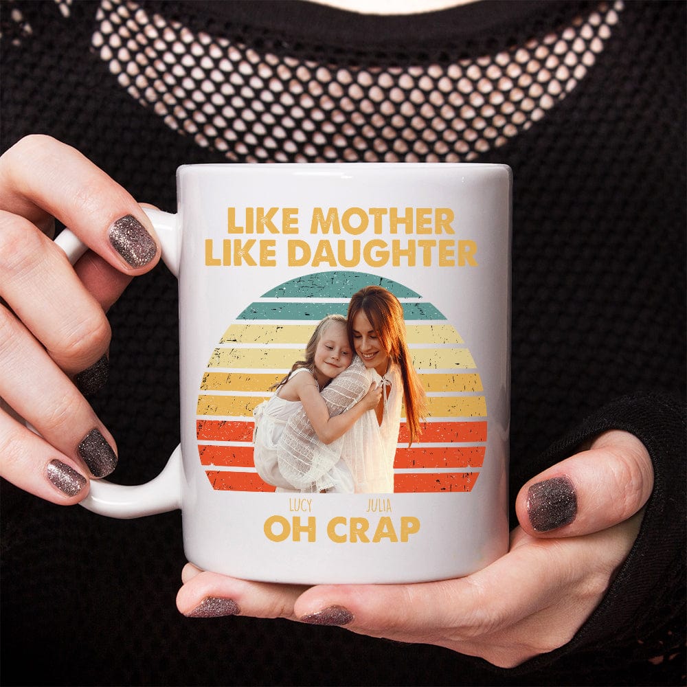 Custom Photo Happy Mother's Day Like Mother Like Son Family Mug T286 890426