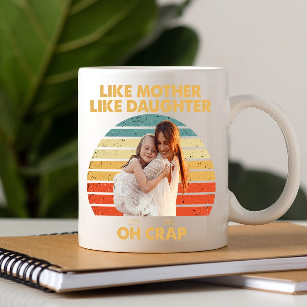 Custom Photo Happy Mother's Day Like Mother Like Son Family Mug T286 890426