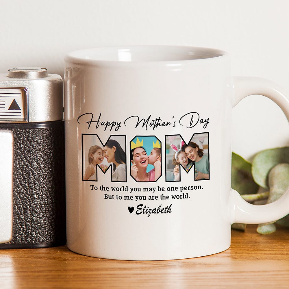 Customized Mother's Day Photo Mug Personalized Ceramic Cup