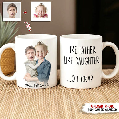 Custom Photo Like Mother Like Child Family Mug N369 HN590