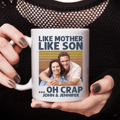 Custom Photo Like Mother Like Son Family Mug N304 890311