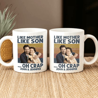 Custom Photo Like Mother Like Son Family Mug N304 890311